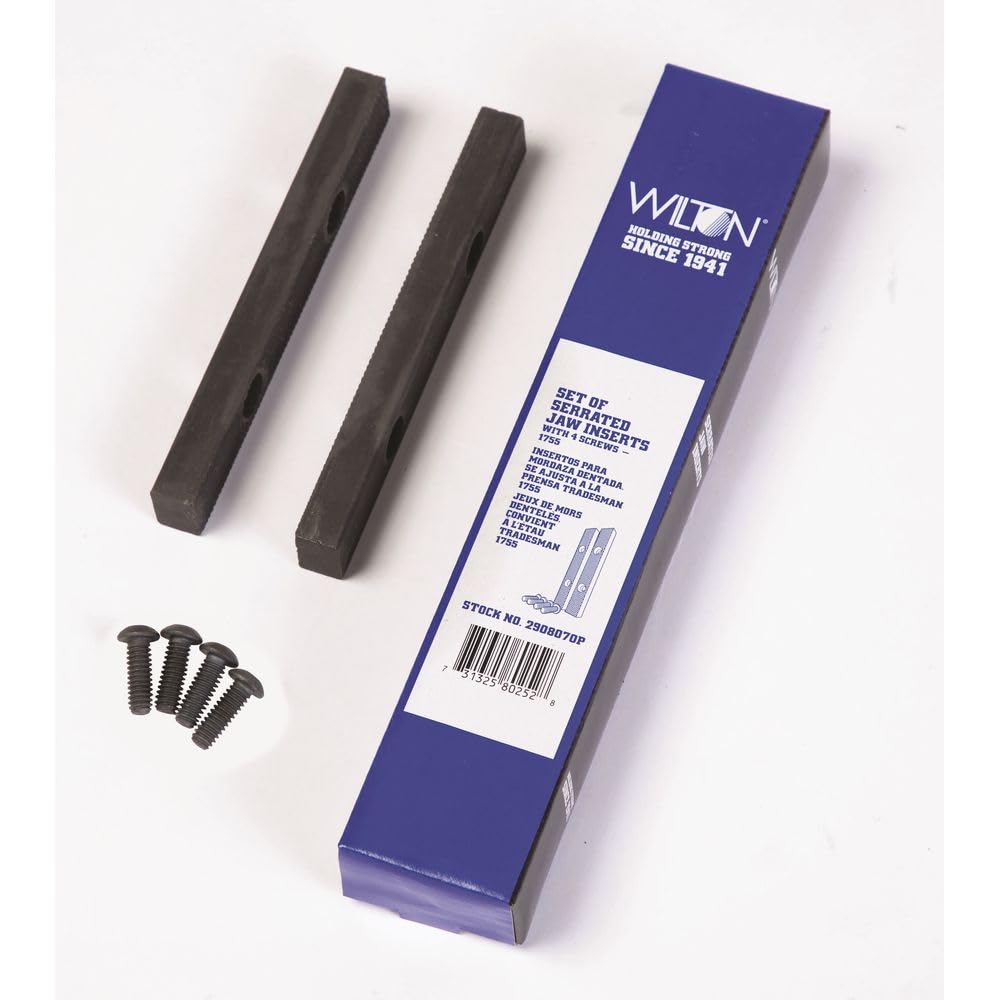 Jet Tools - Serrated Jaw Inserts Set w/ 4 Screws, 1755, Boxed (2908070P)