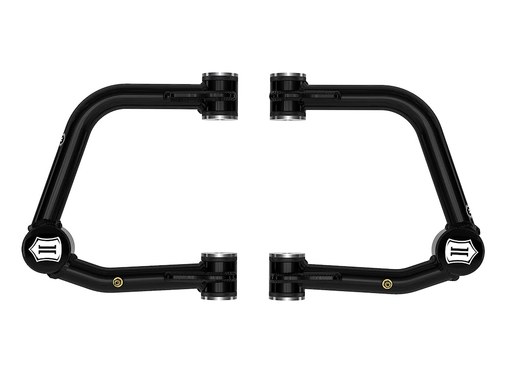 Tubular ICON Upper Control Arms, w/Delta Joint PRO, Compatible with 2022-2023 Toyota Tundra, 58461DJ