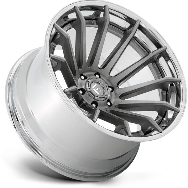 FUEL OFF-ROAD 20X10 FC403 BURN 5X5.0 4.79-18mm PLATINUM WITH CHROME LIP - FC403AP20105018N