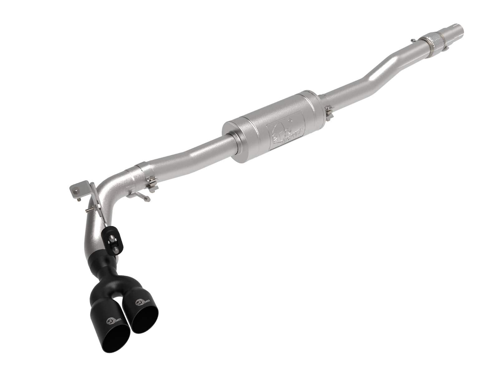 Rebel Series aFe Power-49-33111-B 3" 304 Stainless Steel Cat-Back Exhaust System, Black tips