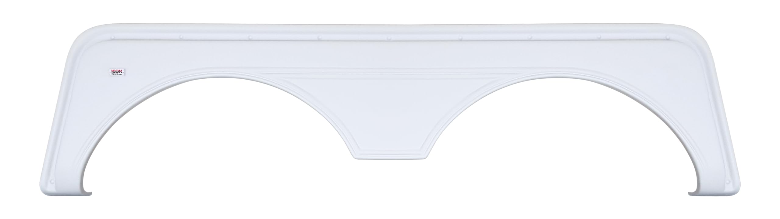 Tandem Axle Fender Skirt ICON 00417 FS669 - Colonial White
