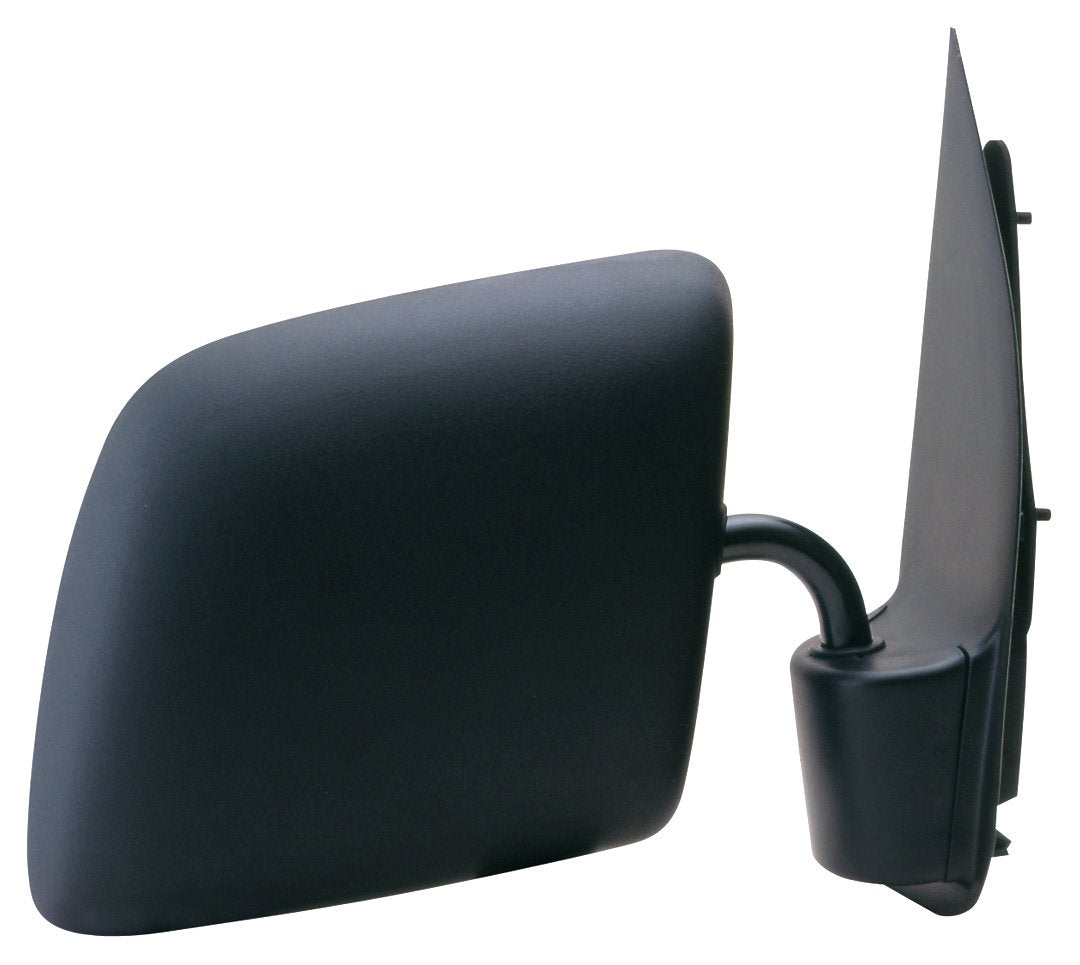 Fit System Mirror Passenger Side for Ford Econoline Van, Black, Foldaway, Convex, Manual