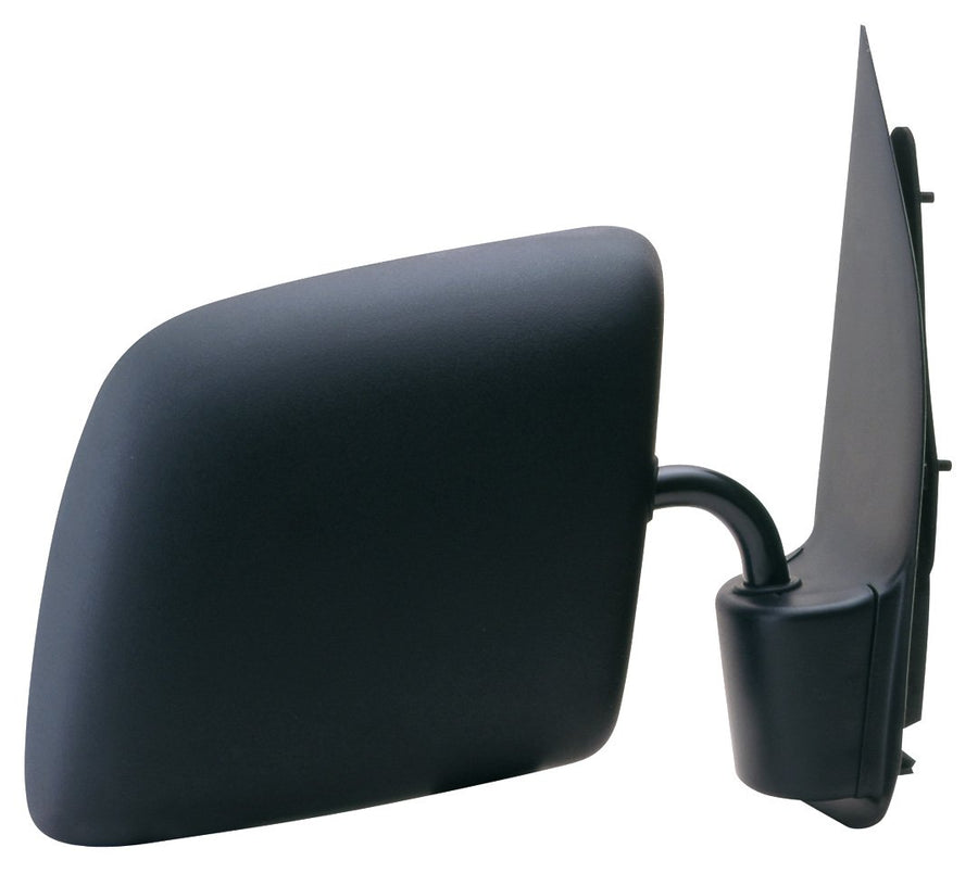 Fit System Mirror Passenger Side for Ford Econoline Van, Black, Foldaway, Convex, Manual