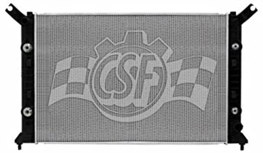 OEM style CSF 3731 Radiator- Plastic tanks and Aluminum core w/quick-connect outlet pipe and quick-connect oil cooler fittings