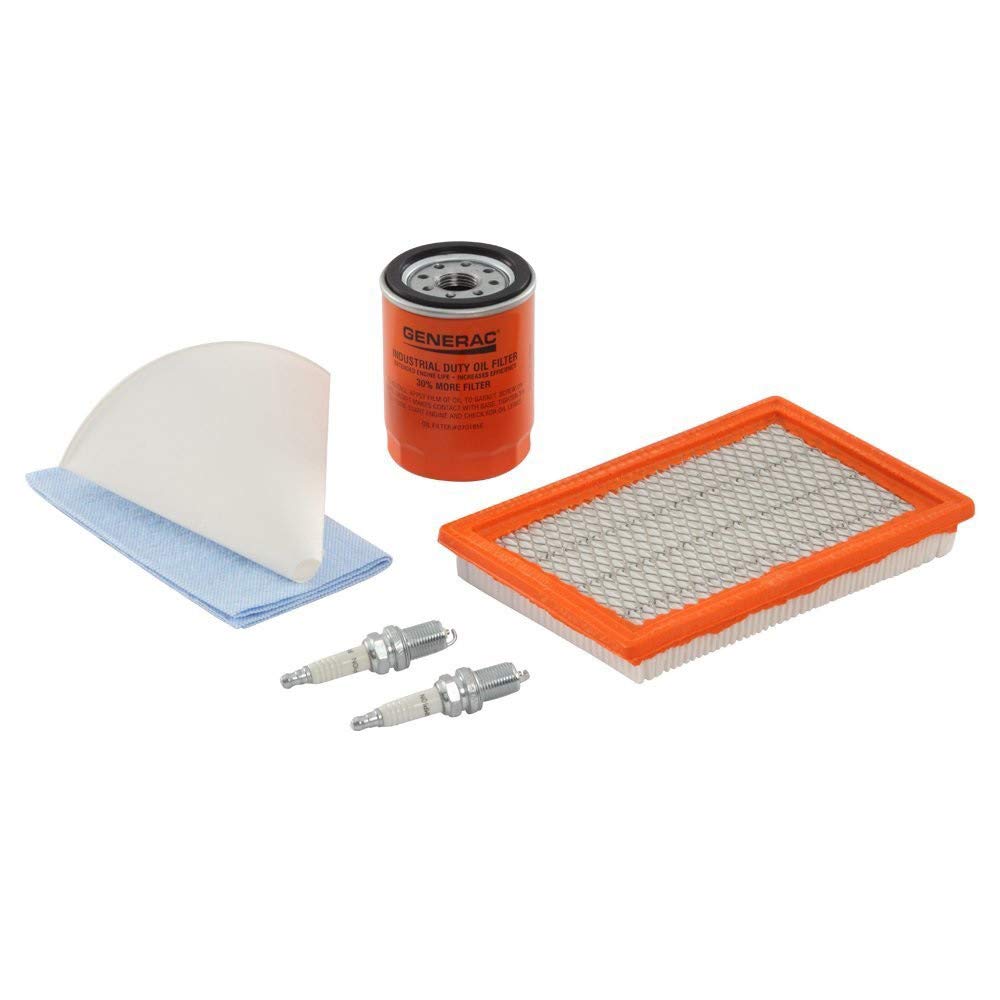 Maintenance Kit Generac 6484 for 12–18 kW Generators – Fits 760cc–990cc Engines, Includes Air & Oil Filters, Spark Plugs & More – Complete Kit for Peak Generator Performance