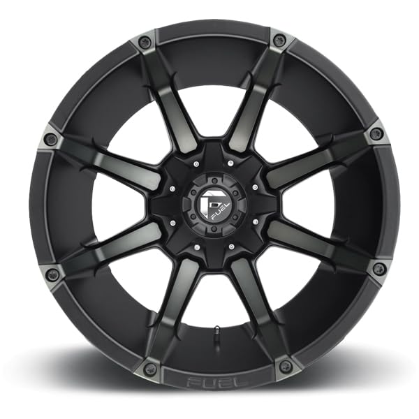 FUEL OFF-ROAD 20X10 COUPLER 5X4.5/5.0 5.03-12mm MATTE BLACK DOUBLE DARK TINT - D55620002650