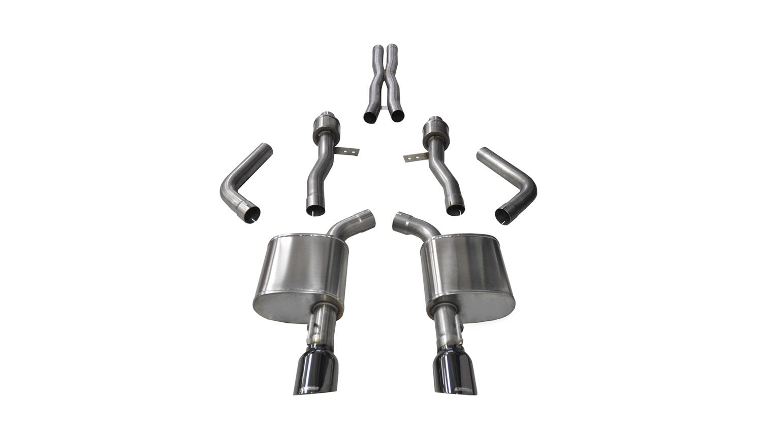 Corsa Cat Back Exhaust 14995BLK (Dodge Charger R/T Scat Pack 6.4L V8, Sport)