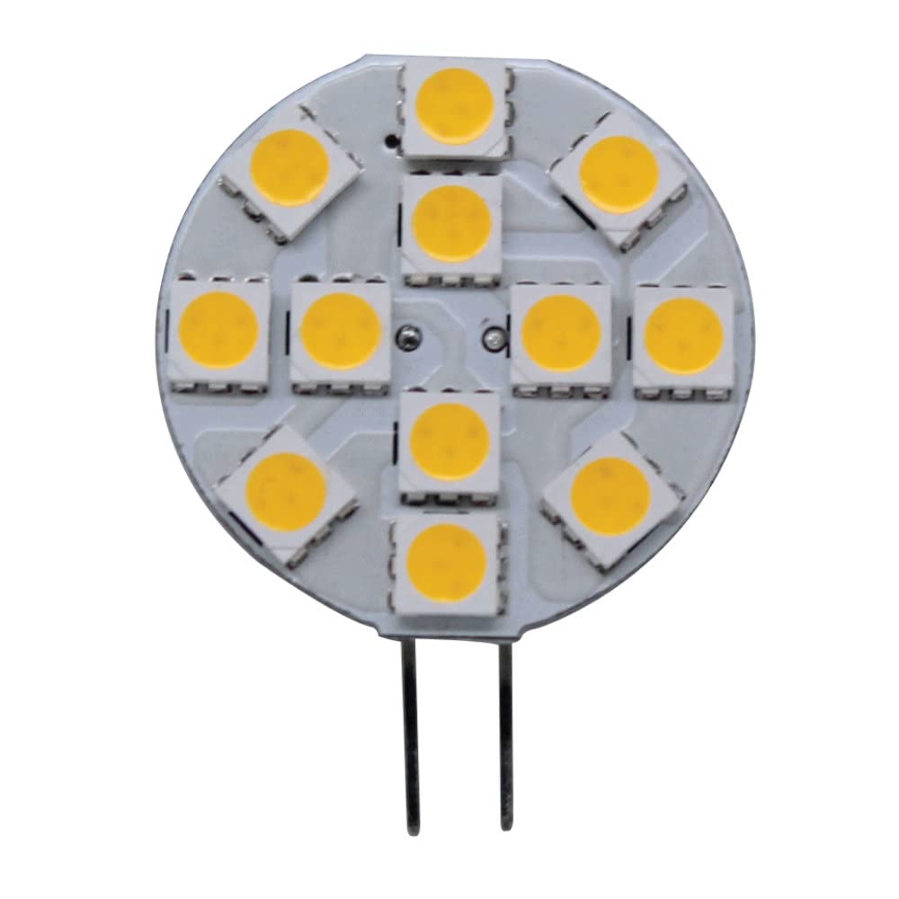 Ming's Mark 15006V Inc. Led Bulb G4 L Pins Dimmable, White