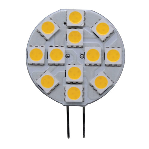 Ming's Mark 15006V Inc. Led Bulb G4 L Pins Dimmable, White
