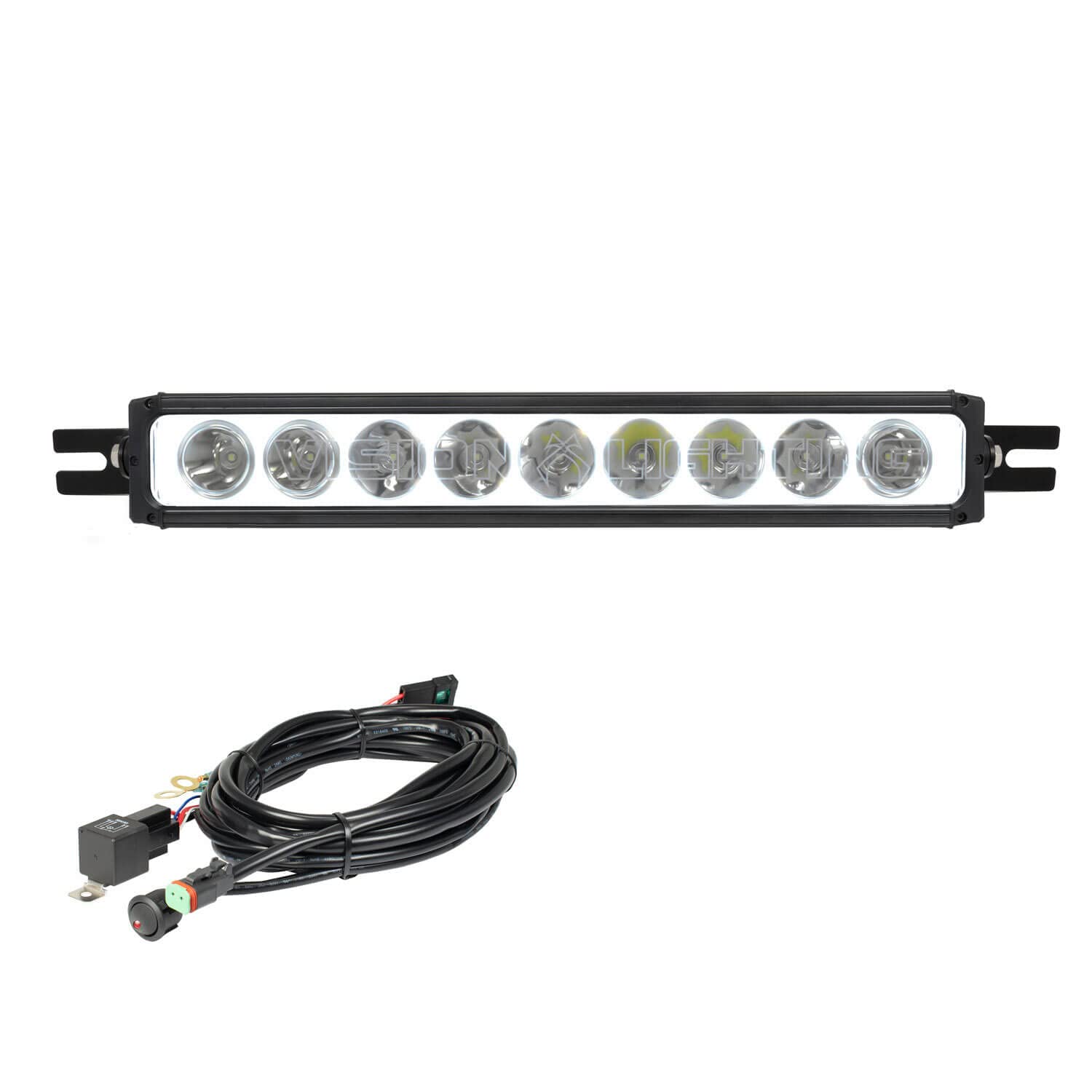 Vision X Lighting XPR Halo Lower Bumper Light Bar 2019+ Ford Ranger XIL-OEB19FRAXPRH9M