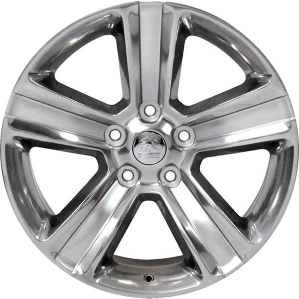 OE Wheels LLC Polished DG65-20090-5550-19PS Wheel with Painted Inlay (20 x 9. inches /5 x 139 mm, 19 mm Offset)