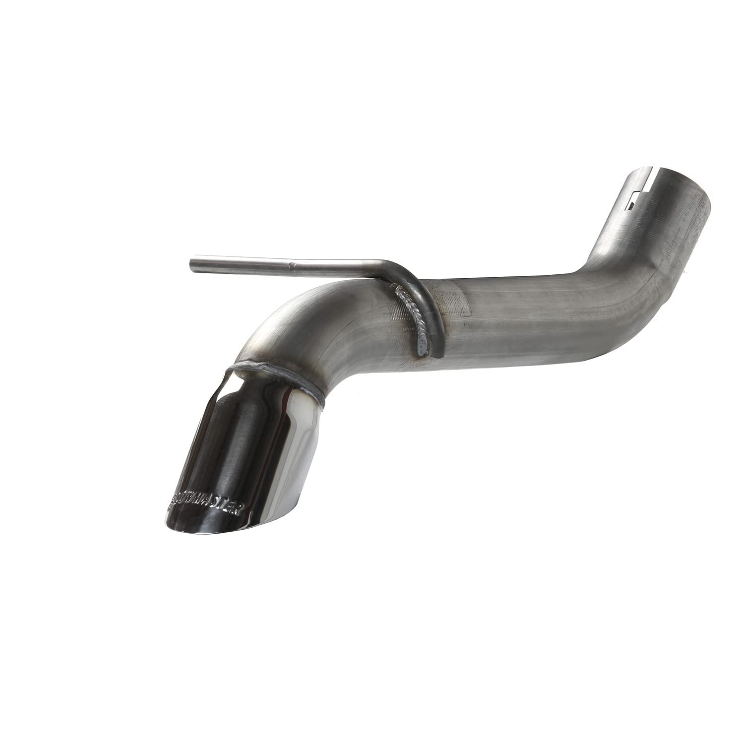 American Thunder Flowmaster 817942 Axle Back Exhaust Kit without Muffler 2.5 Inch 409 Stainless Steel 3 Inch Polished 304 Tip Compatible with 2007-2018 Jeep Wrangler JK 3.6L 3.8L V6 2 and 4 Door
