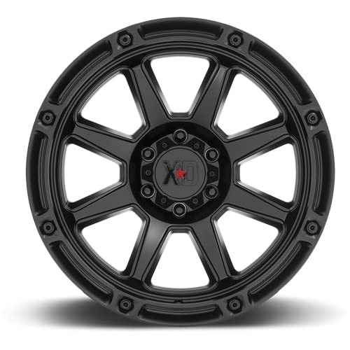 Xd863 Satin Black Wheel with Alloy Steel XD Wheels (20 x 9. inches /5 x 110 mm, 18 mm Offset)