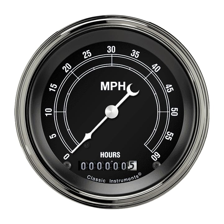 Low Speed Classic Instruments Traditional Speedometer LSTR