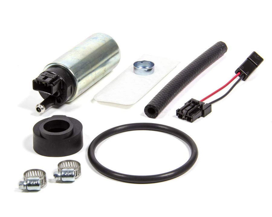 Holley 12-914 Performance Universal In-Tank Electric Fuel Pump; Free Flow GPH 67; Free Flow LPH 255; Gasoline; EFI; Silver; Steel; Forced Induction;