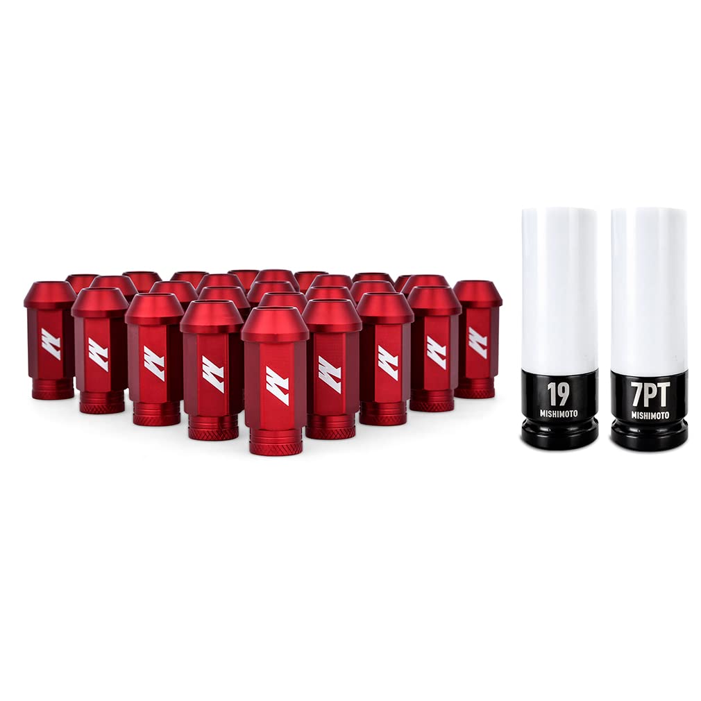Mishimoto Locking Aluminum Lug Nuts, M12 X 1.5 Compatible with Ford Bronco 2021+