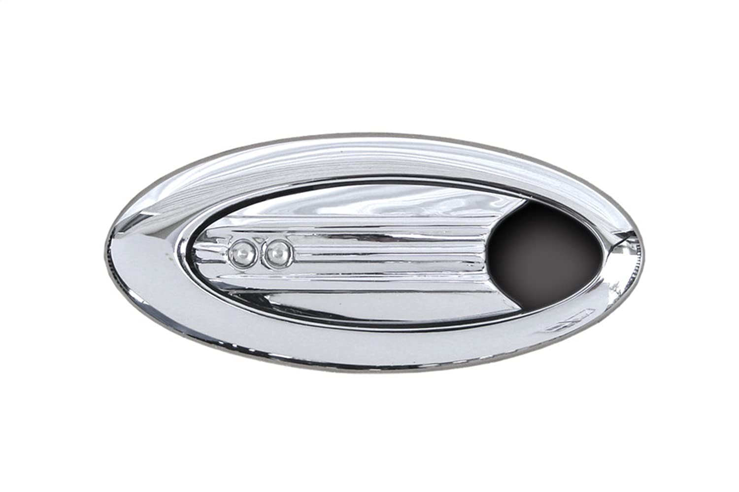 Elliptical Bezel Door Handles - Lokar Performance Products Ribbed