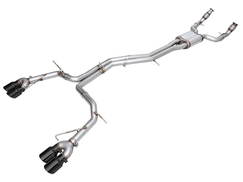 19-23 Audi C8 Track Edition S6/S7 2.9T V6 AWD Exhaust - Diamond Black Tips