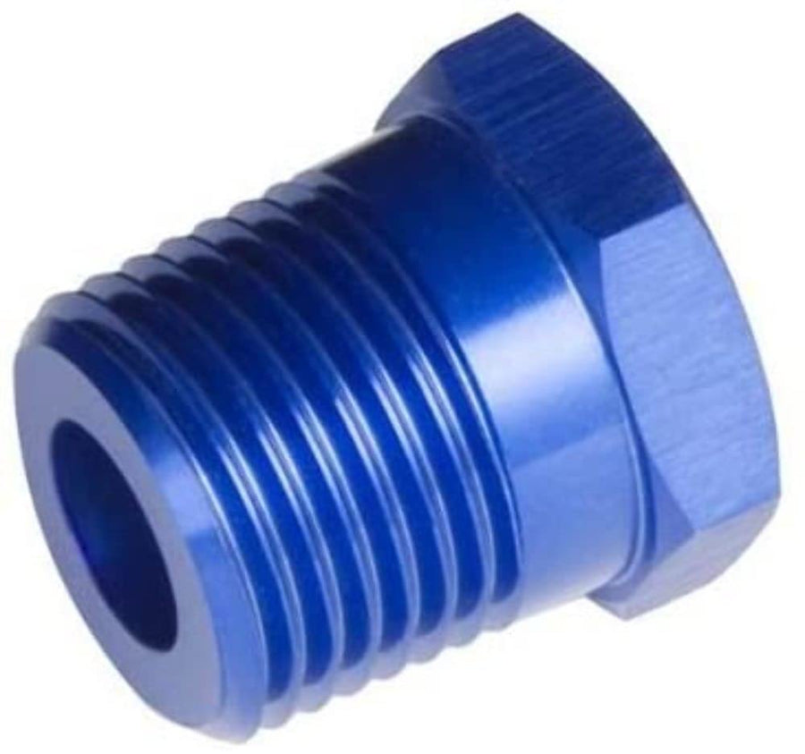 Red Horse Performance -12 (3/4") NPT Male To 912-12-04-1 -04 (1/4") NPT Female Reducer - Blue