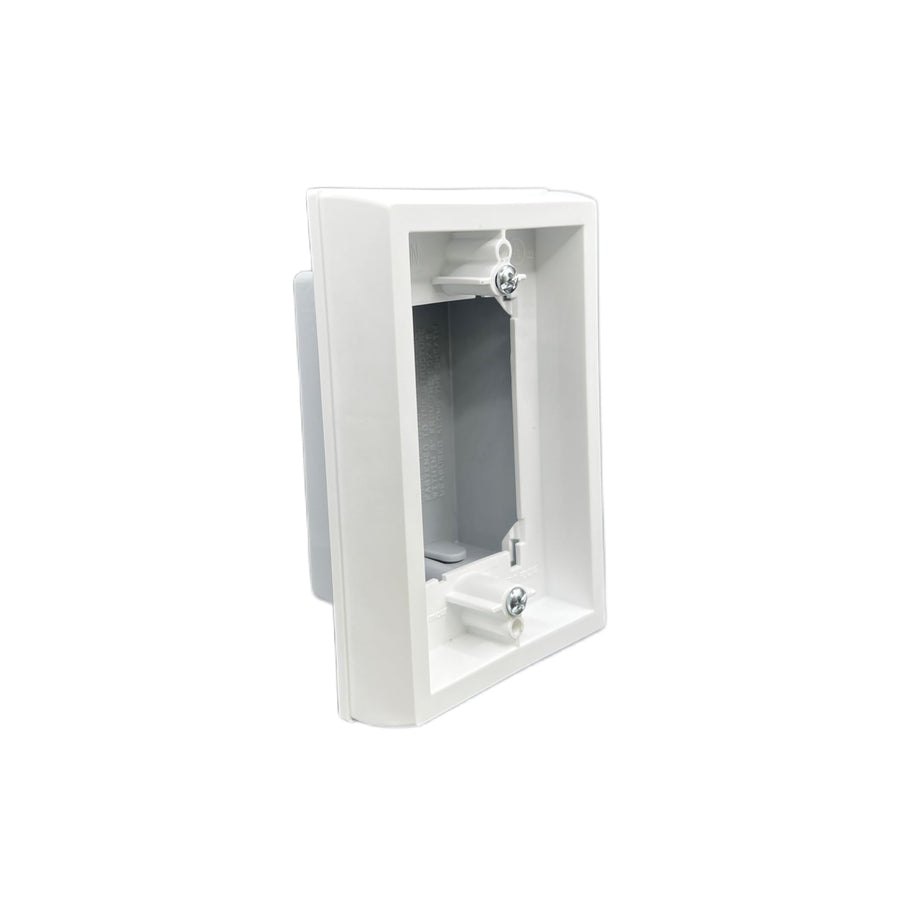 Electrical Box RV Designer S892, 8 Cubic Inches with TP GFCI Extension Ring, White, AC