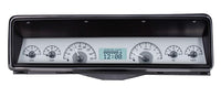Dakota Digital VHX-66C-NOV-S-W Analog Dash Gauge System Compatible with 1966-67 Chevy Nova Silver Alloy Style White Backlighting