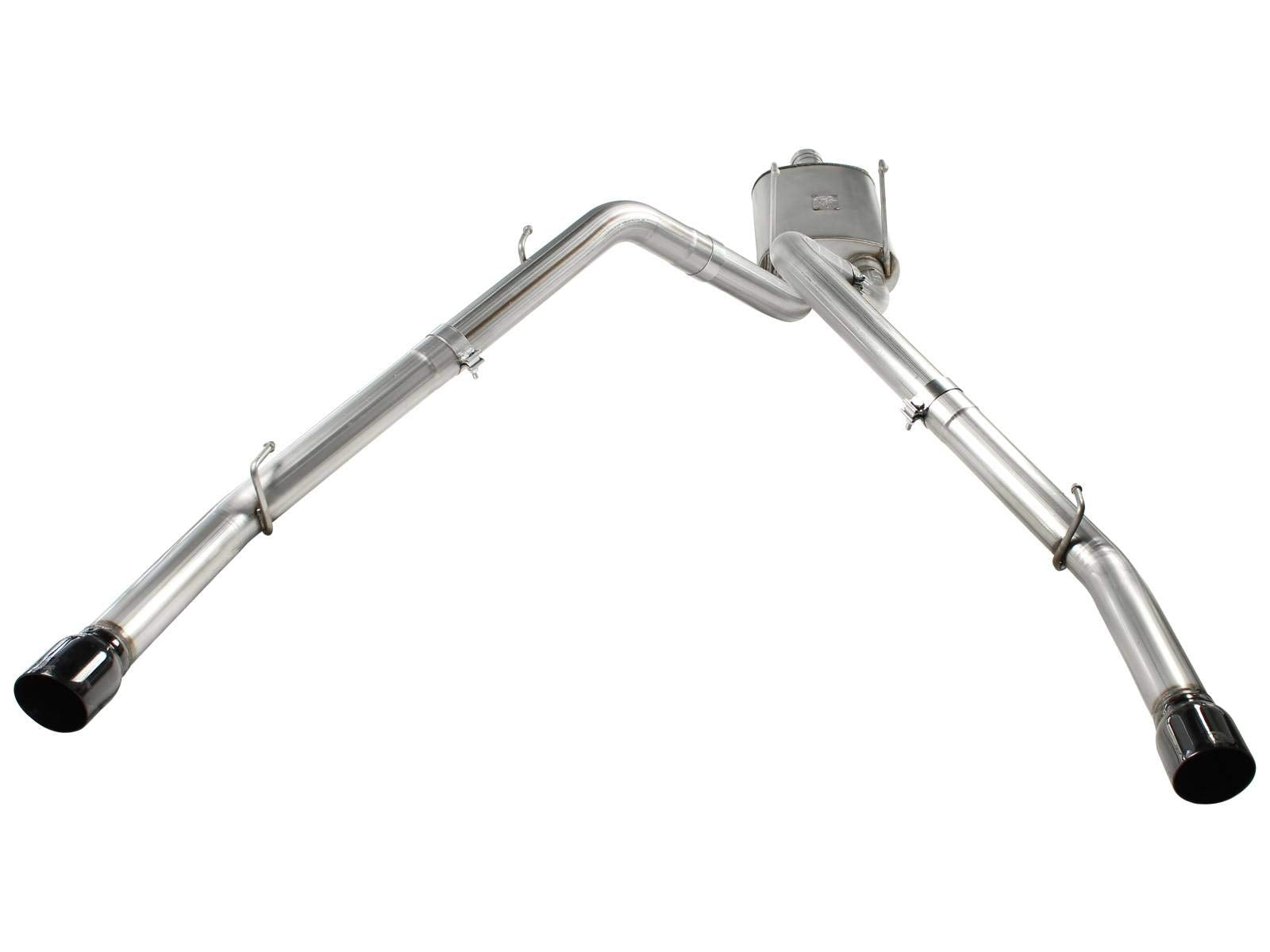 MACH Force XP aFe 49-42013-B 3" Stainless Steel Dual Cat-Back Exhaust System for Dodge RAM 1500 V8-5.7L Engine