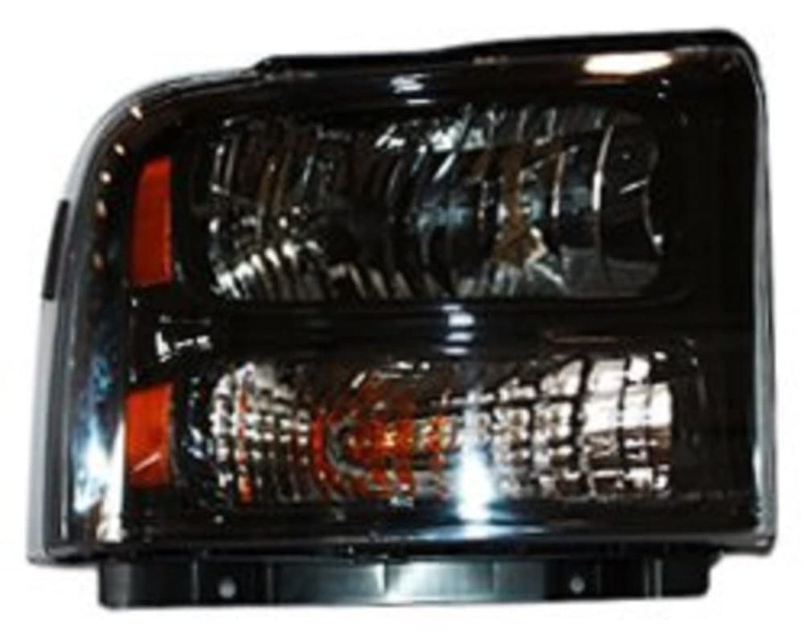 Right TYC Headlight Assembly Compatible with 2005-2007 Ford F- Series Pickup (Hvy Dty)