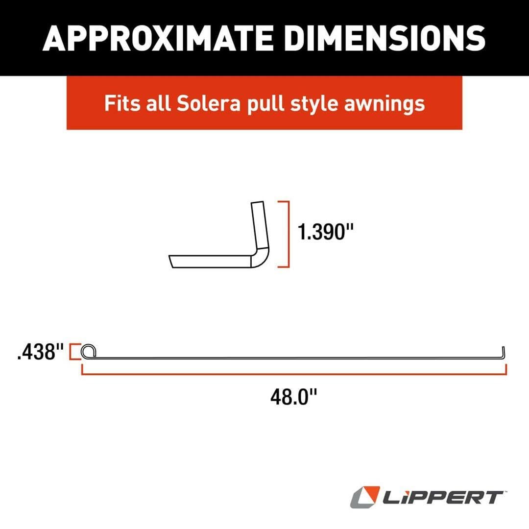 Solera® Manual Awning Pull Rod - LIPPERT COMP Awning/Window Awning #344391