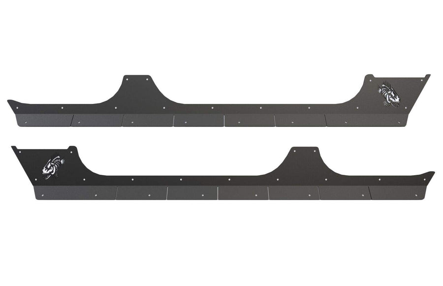 Jeep JK Fishbone Offroad Rocker Guards Scale Armor 07-18 Wrangler JK 2 Door