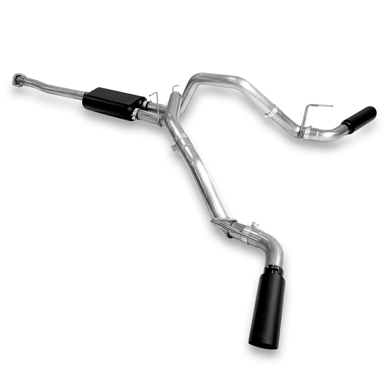 2019-2023 RAM 1500 Cat-back Exhaust System 5.7L HEMI Dual Exit Black Ceramic Coated Tips