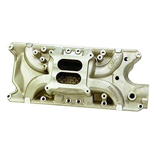 Intake Manifold, Ford 289/302, Square Bore, Dual Plane, Aluminum, Natural, Small Block Ford, Each