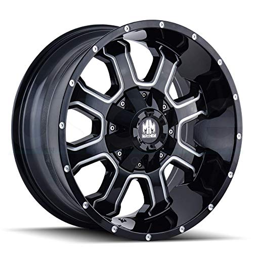 Fierce Mayhem Wheel with Milled Finish (17x9"/6x107.95mm, -12mm offset)