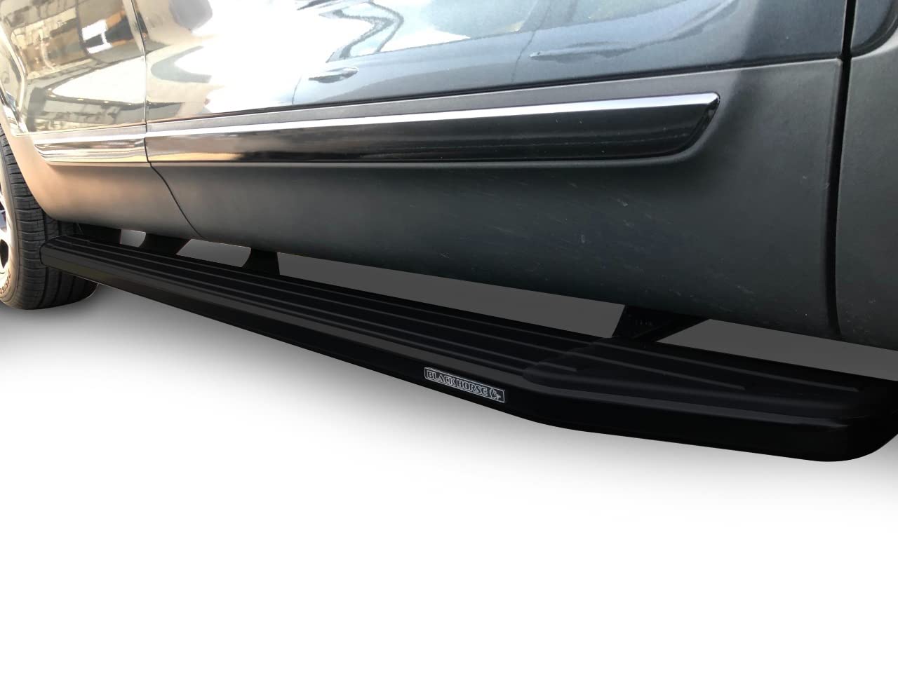 Peerless Black Horse Running Boards Compatible with 2022-2024 Toyota Tundra Crew Max-PR-T785BK Black