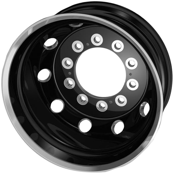 ATX AO404 G-BLK JOURNEY POL LP Wheel with Aluminum (22.5 x 14. inches /10 x 285 mm, -165 mm Offset)
