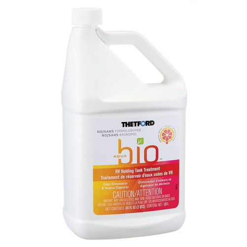 Thetford AquaBio 64 Oz Liquid RV Holding Tank Treatment Citrus Twist Scent, Formaldehyde Free