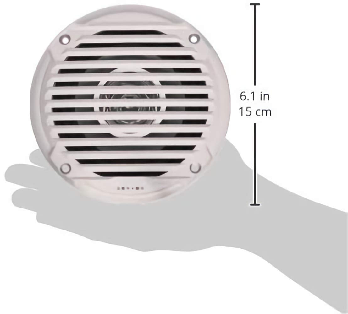 MS5006W ASA Jensen 5.25" Waterproof Marine Speaker - White