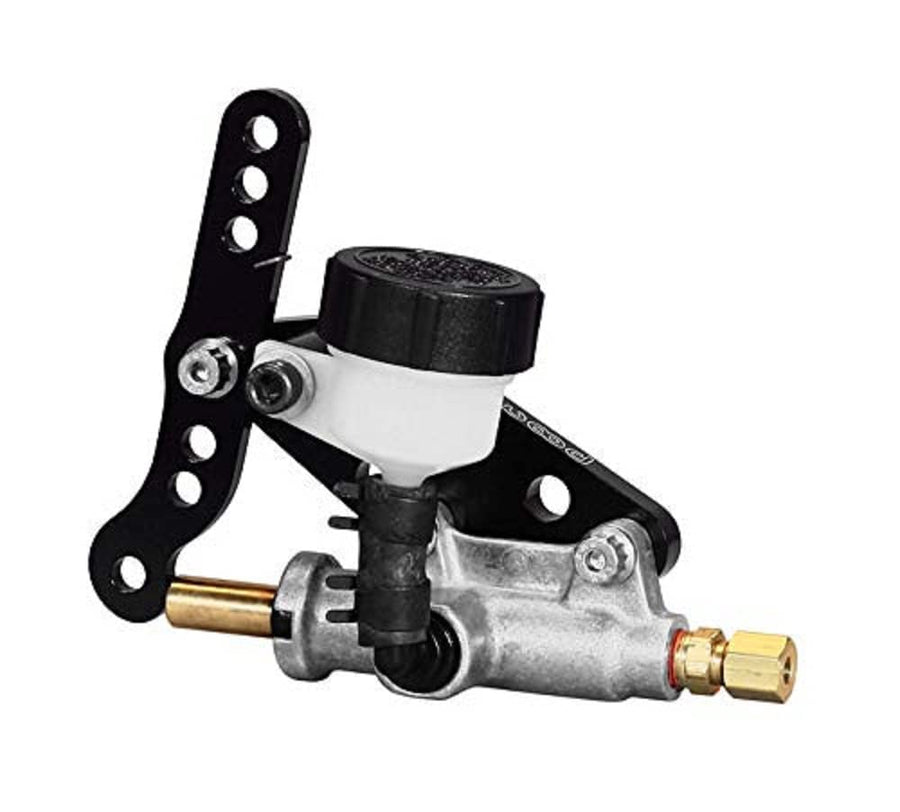 Wilwood Go Kart Master Cylinder, 0.500 in Bore, 0.700 in Stroke, Direct Reservoir, Aluminum, Natural, Kit