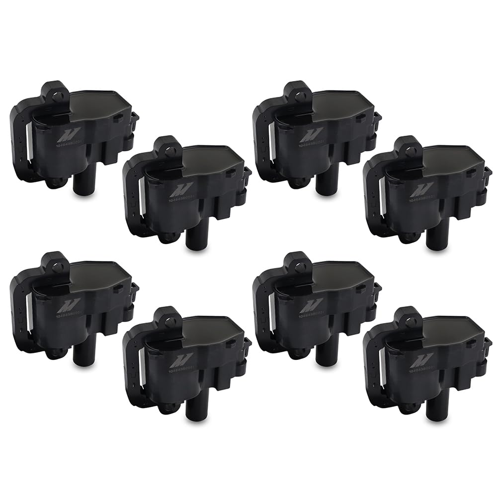 Mishimoto Coil Ignition, Compatible with GM LS1/LS6 Engines 1997-2002, Set of 8