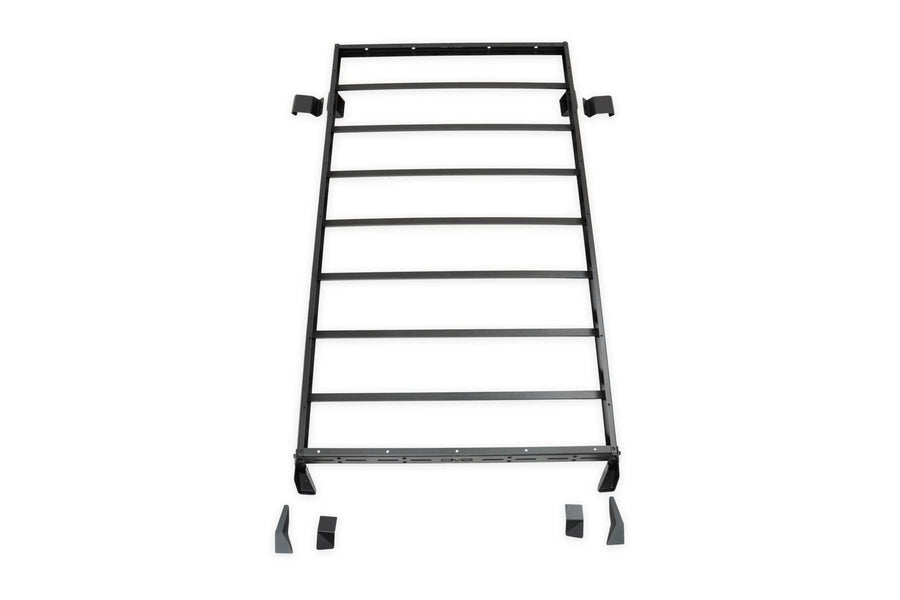 Hard Top Roof Rack DV8 Offroad for 2021-2025 Ford Bronco 2-Door | OEM Hardtop | Mounts 40” & 50” Light Bar | Bolt-On Installation | Multiple Tie Down Points | 200 lb Capacity | Multiple Accessories