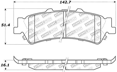 Sport Brake Pads StopTech 309.07920 with Shims and Hardware