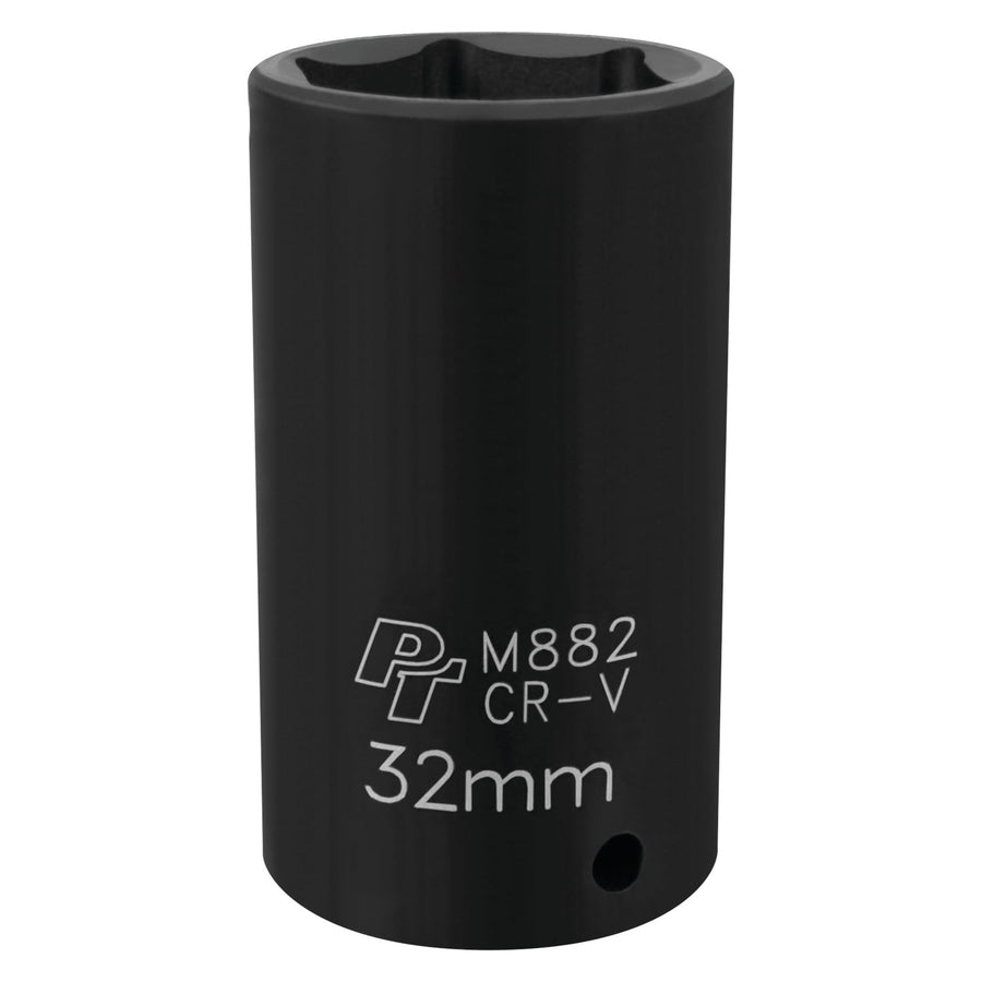 M882 Performance Tool 1/2-Inch Drive 6pt Impact Socket, 32mm