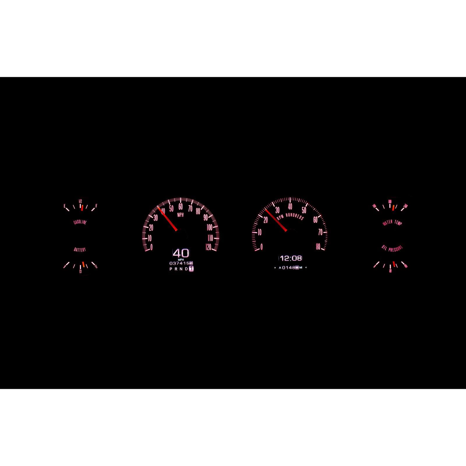 Dakota Digital Retrotech Gauge Instrument System RTX-64P-GTO-X Compatible with 1964-67 Pontiac GTO Lemans Tempest