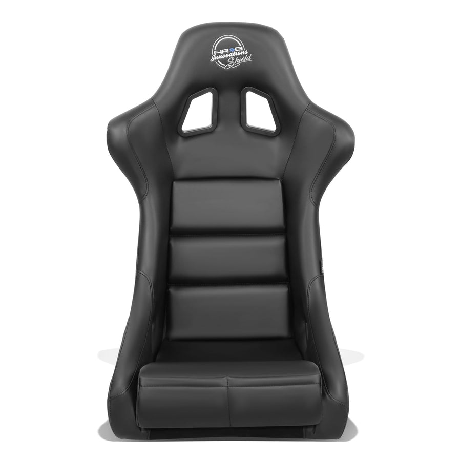 NRG Innovations Grey NRG-FRP-310GY-SHIELD FRP Bucket Seat With Headrest Water Resistant Vinyl (Medium)