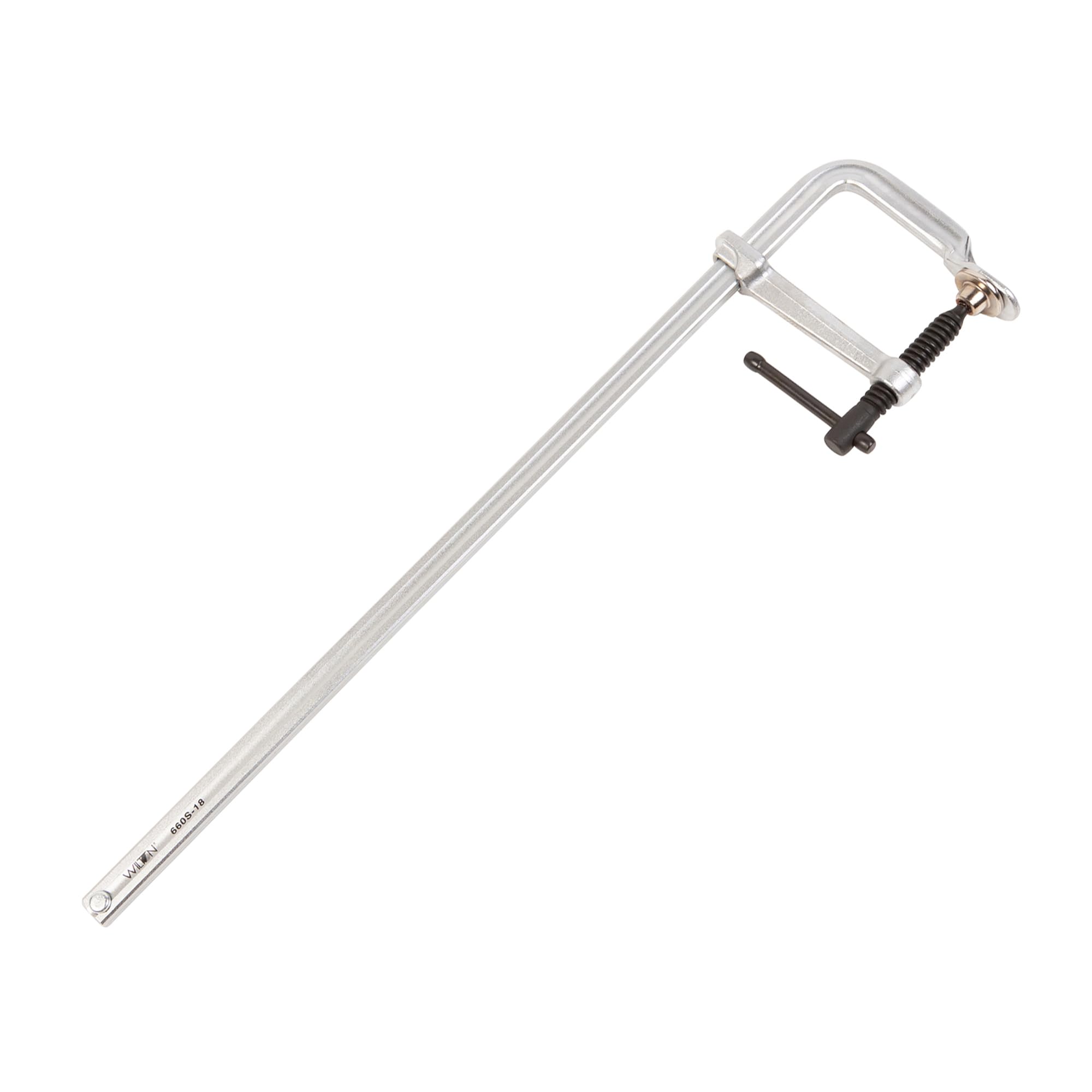 Wilton F-Clamp Light-Duty, 18" Opening, 4" Throat, 660 Lbs. Clamping Force (Model 660S-18)