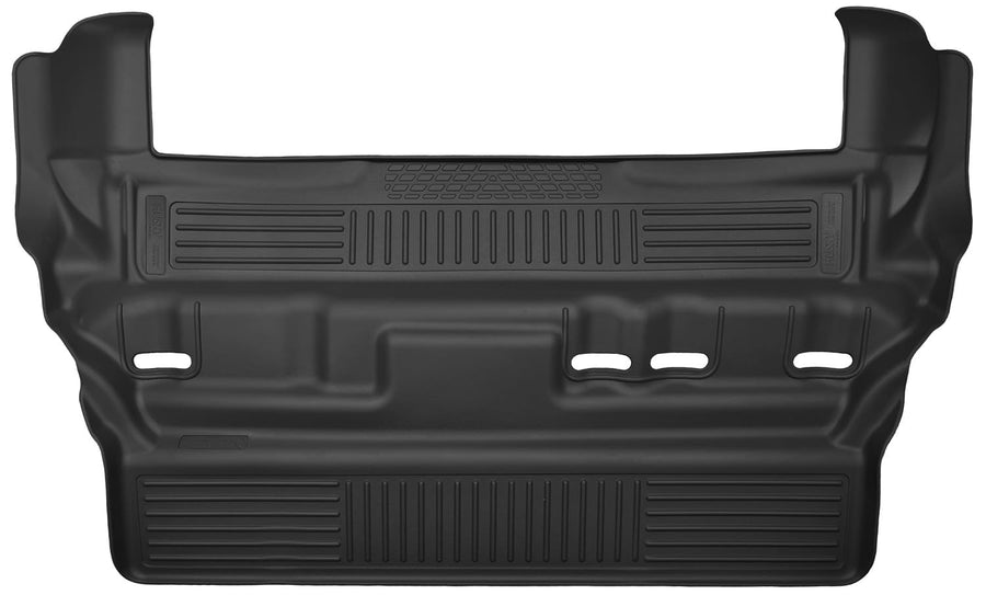 Husky Liners Floor Mats X-act Contour | Fits 2015-2020 Cadillac Escalade, Chevrolet Tahoe, GMC Yukon w/2nd Row Bench Seat | 3rd Row, 1-pc Black - 53261