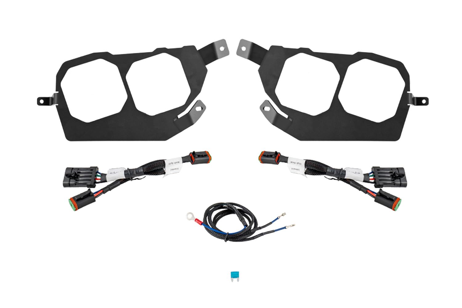 Diode Dynamics LED Headlight Kit SS3 compatible with Polaris RZR XP 2014-2023, Bracket & Wiring Harness Only