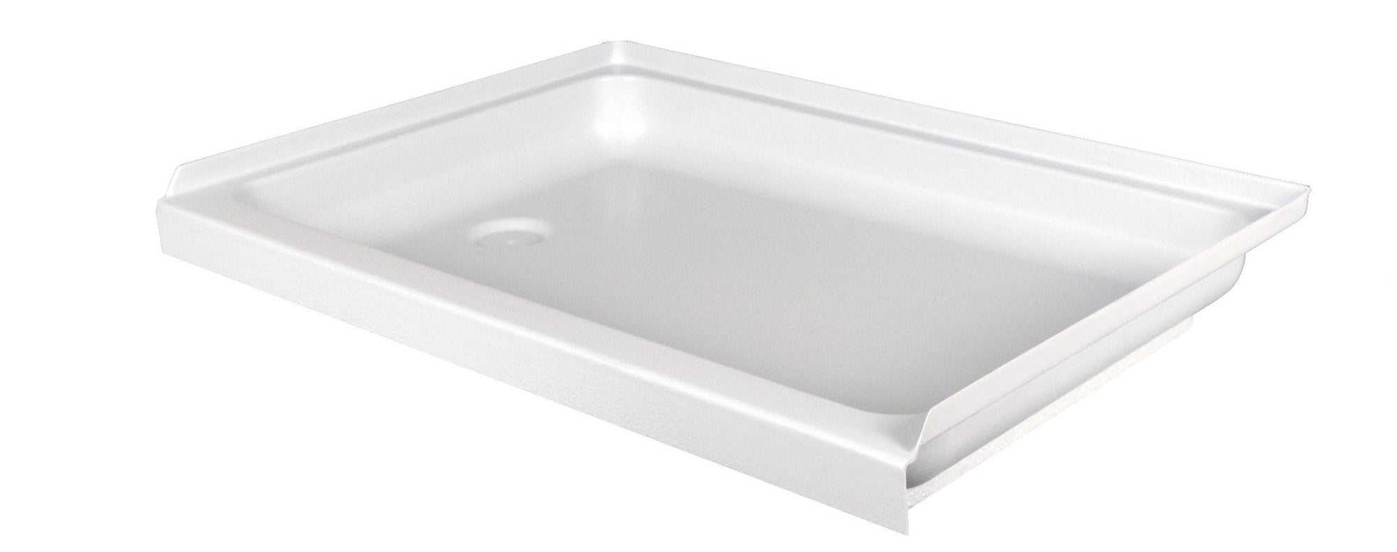 Shower Pan Assembly Icon 15237 SP2432LH-PW, Left Hand Drain