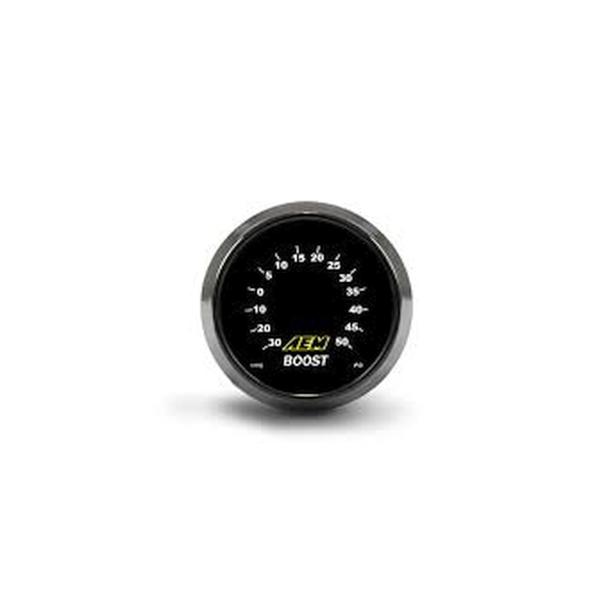 30-4408 AEM -30-50 PSI Boost Gauge