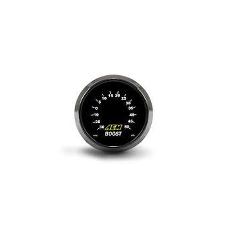 30-4408 AEM -30-50 PSI Boost Gauge