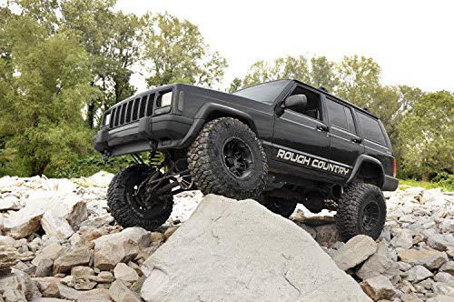 6.5" Lift Kit Rough Country Fits 1984-2001 [ Jeep ] Cherokee XJ 2.5L/4.0L Long Arm Suspension w/N3 Premium Shocks 67222